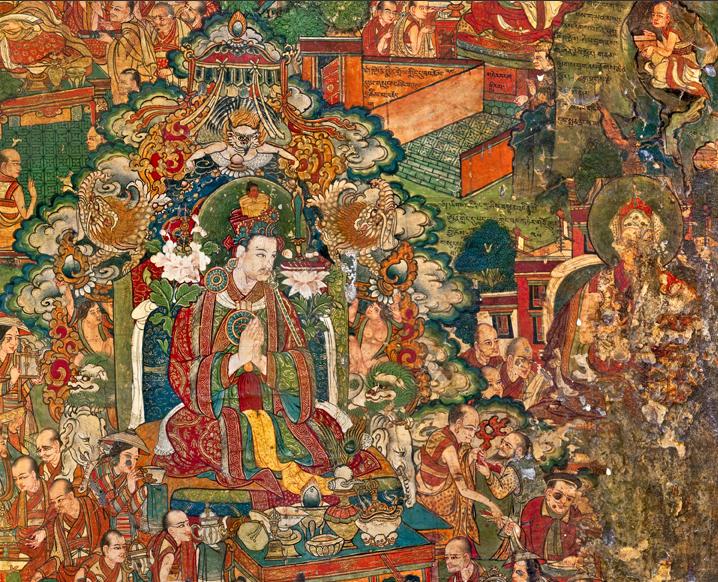 Lukhang6thDLteachesKingdetailCopyright2009ThomasLairdphotographybyThomasLairdandClintClemens